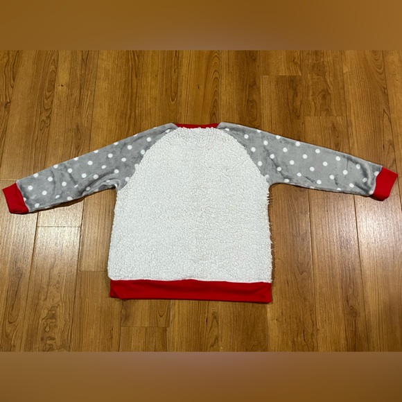 Kensie Snowman Fleece Velvet Pajama Set - Unisex Youth Size Large 10-12 - Picture 3 of 7